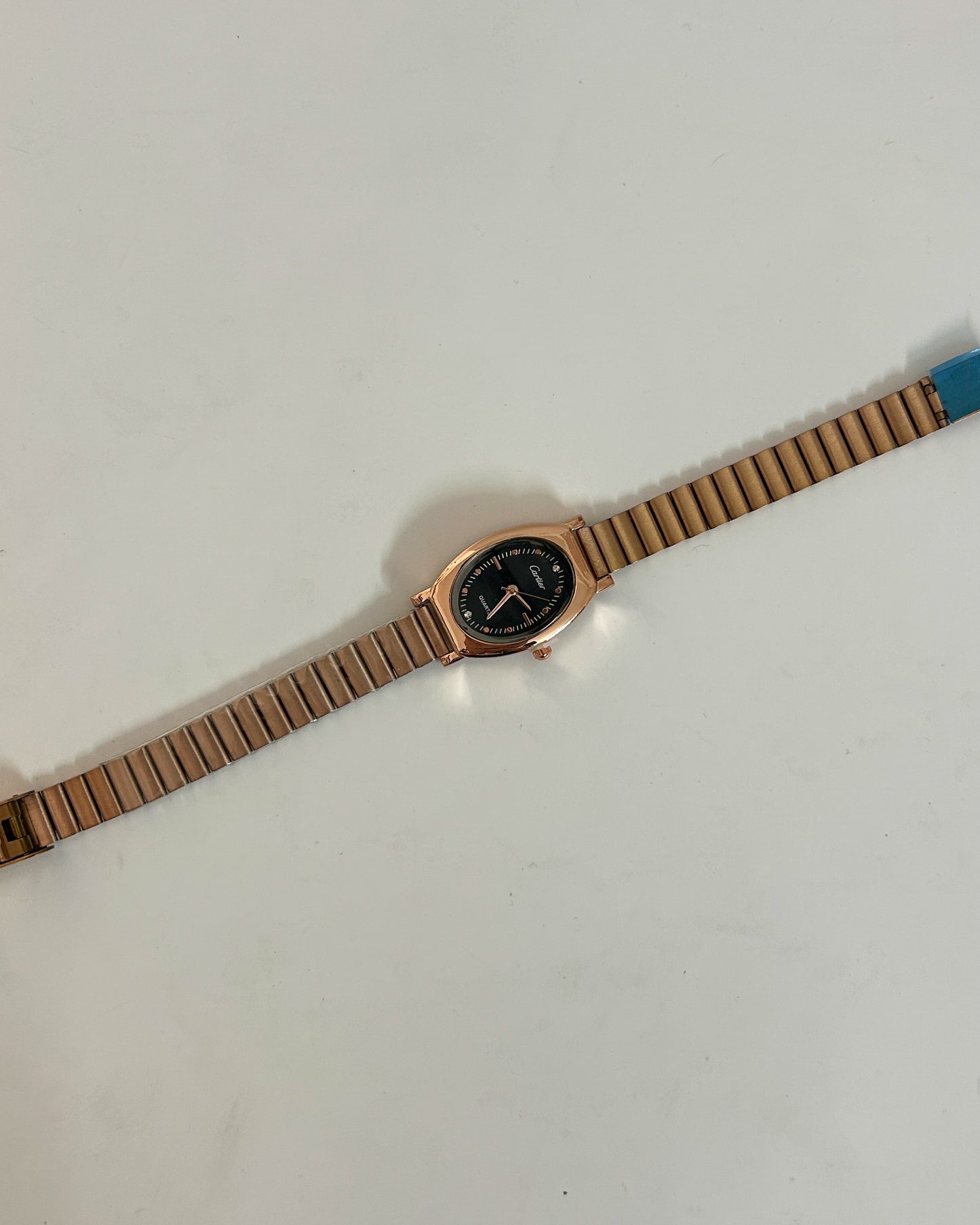 Rosegold Black dial Cartier Vintage watch