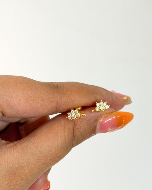 Flora ball back studs