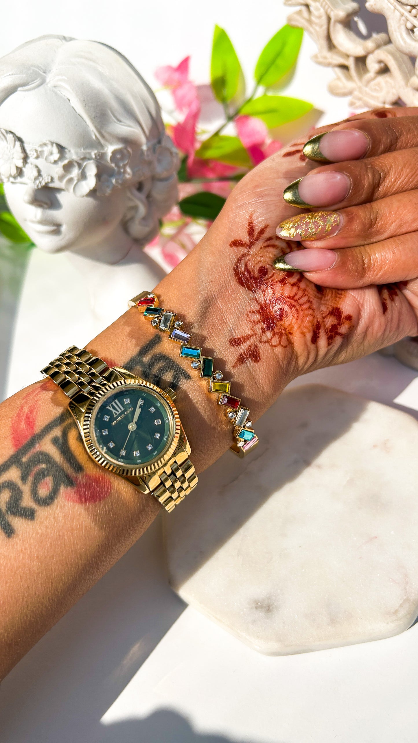 Studded pattern bracelet