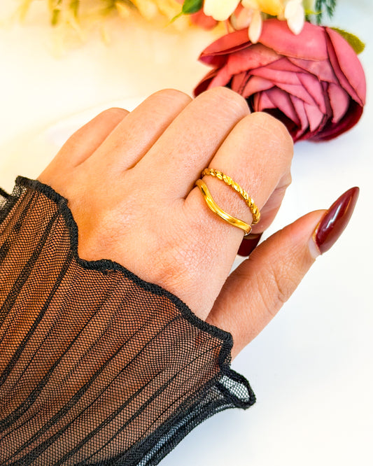 Two layer Adjustable ring