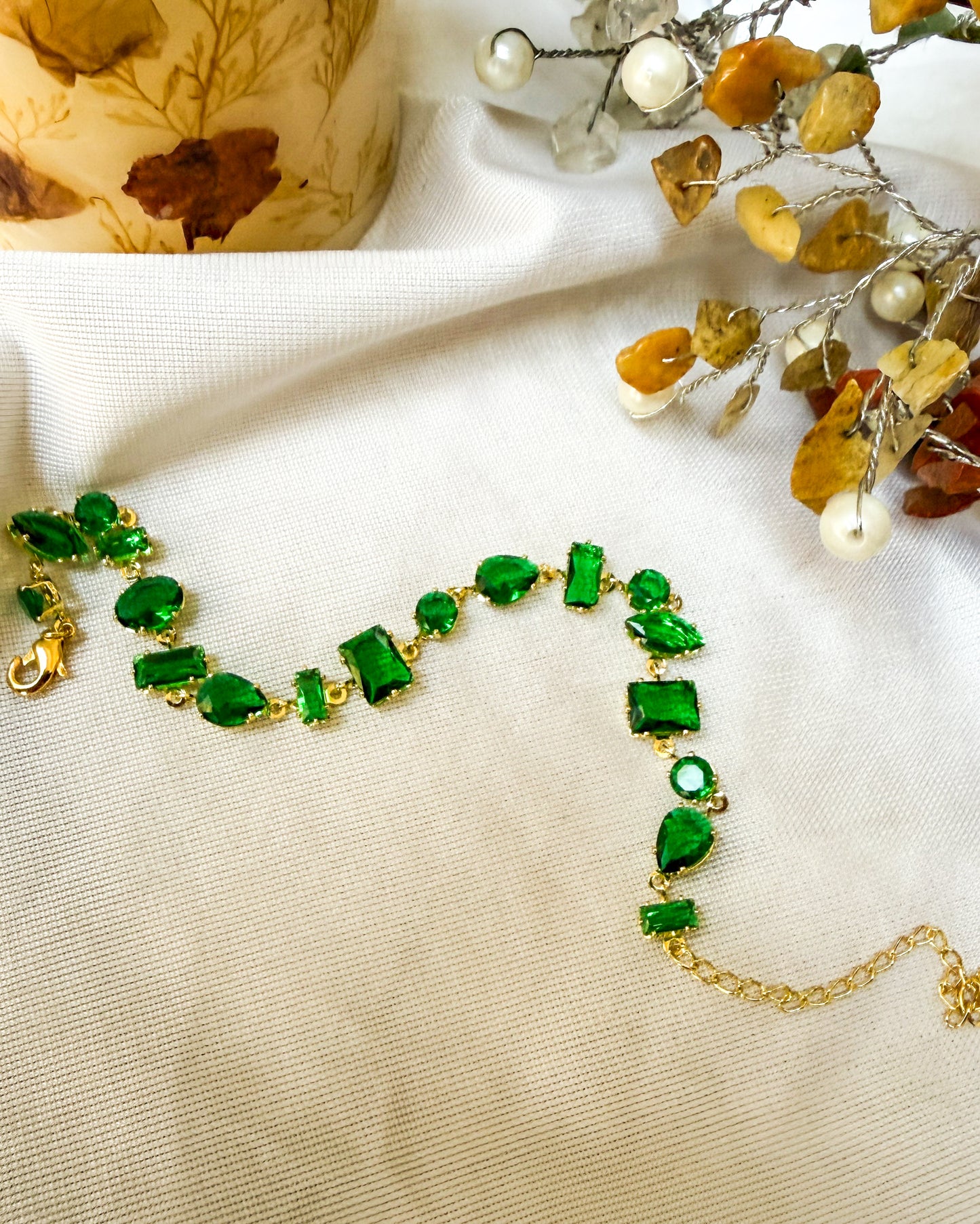 Green crystal Bracelet