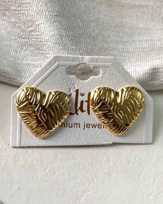 Heart 2 Statement Earrings