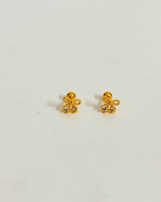 Mini bow ball back studs