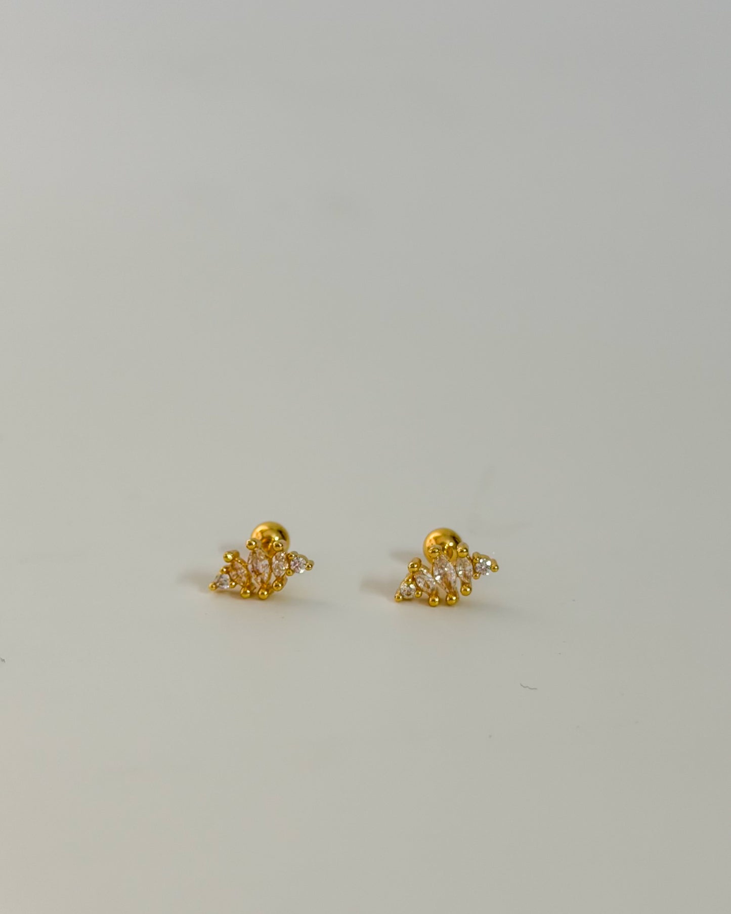 Dainty bloom ball back studs