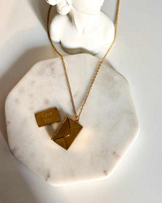Secret Message Necklace - Anti Tarnish