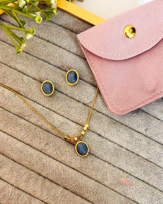 Blue Stone combo with pouch