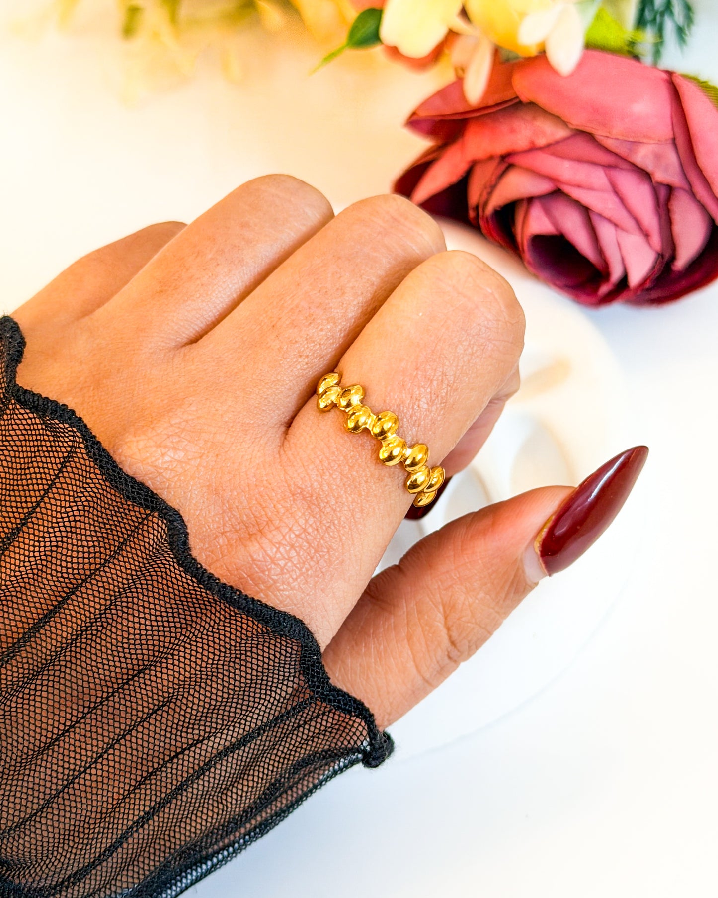 Bubble band Adjustable ring