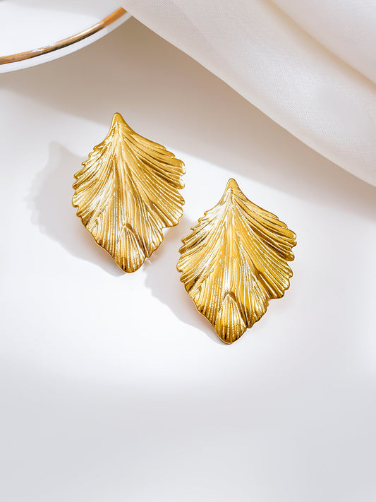 Leafy  statement, earring