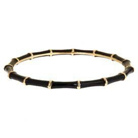 Enamel bamboo bracelet