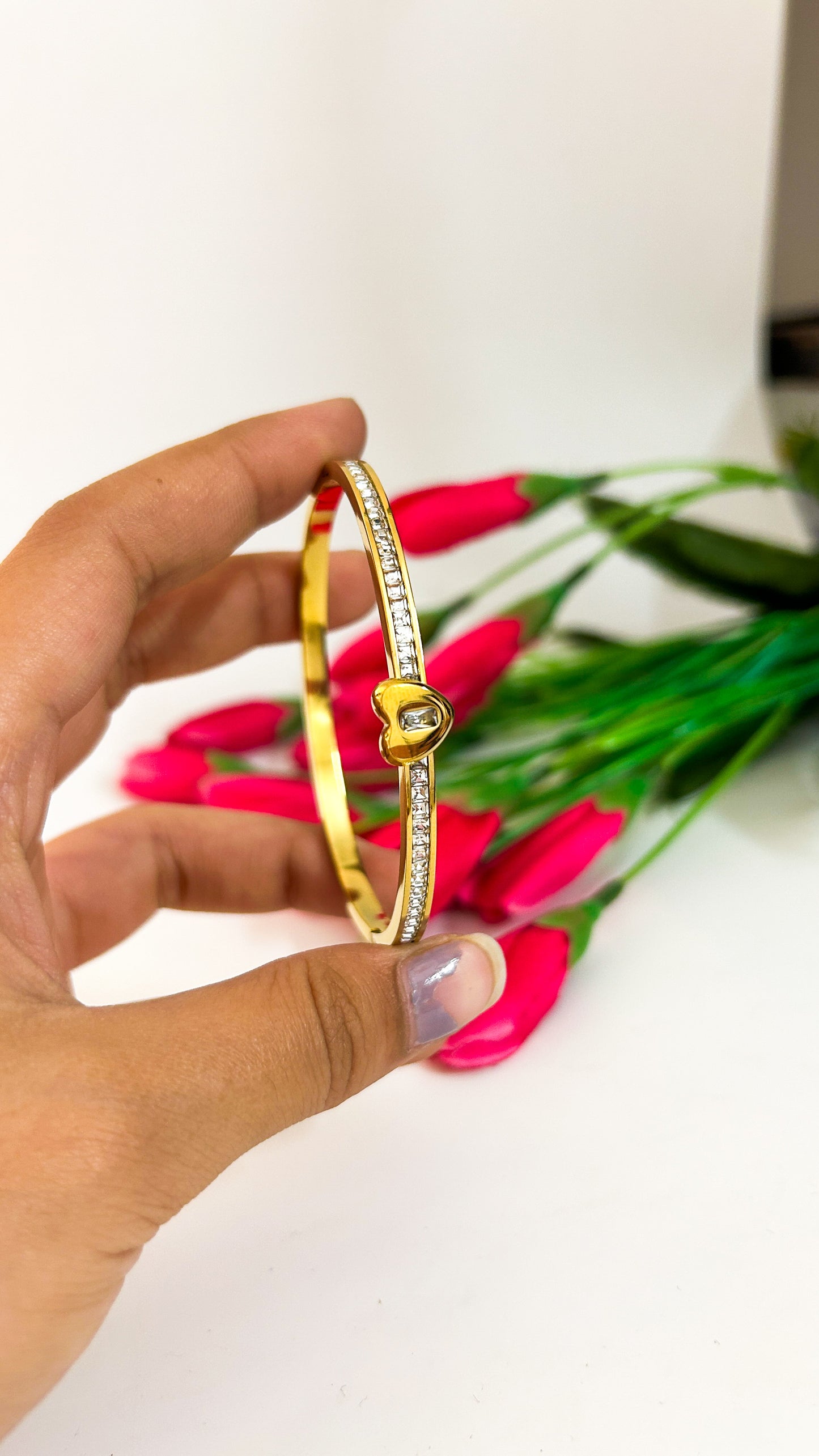 Heart lock bracelet