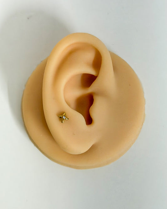 Mini star ballback studs (Ss)