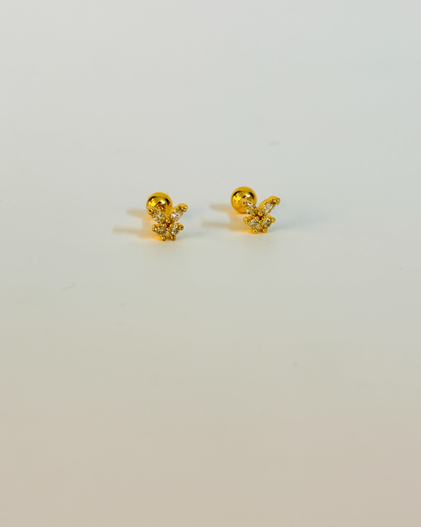 Mini butterfly ball back studs