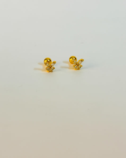 Mini butterfly ball back studs