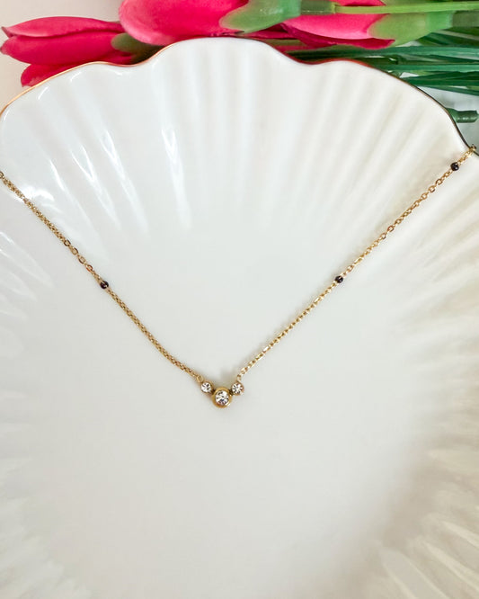 Three stone mangalsutra