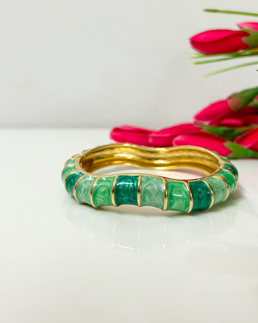 Shades of green Italian bracelet