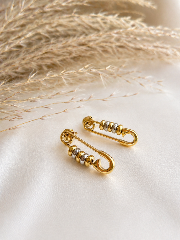 Adaa Safety Pin Earrings