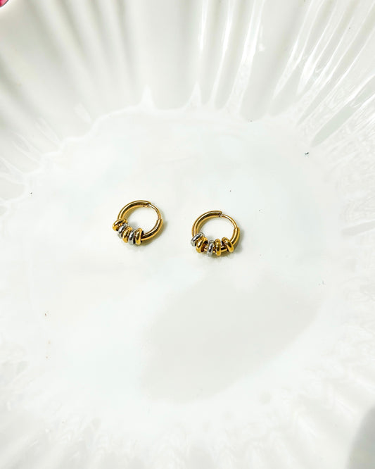 Statement rings earrings