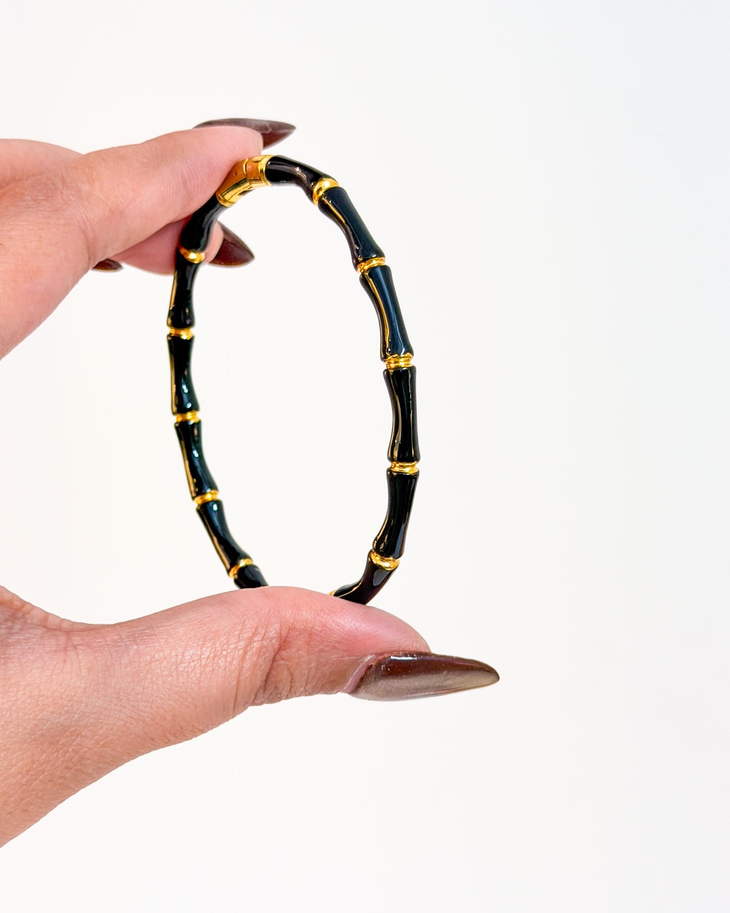 Evil eye bamboo bracelet