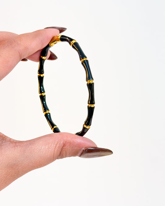 Evil eye bamboo bracelet