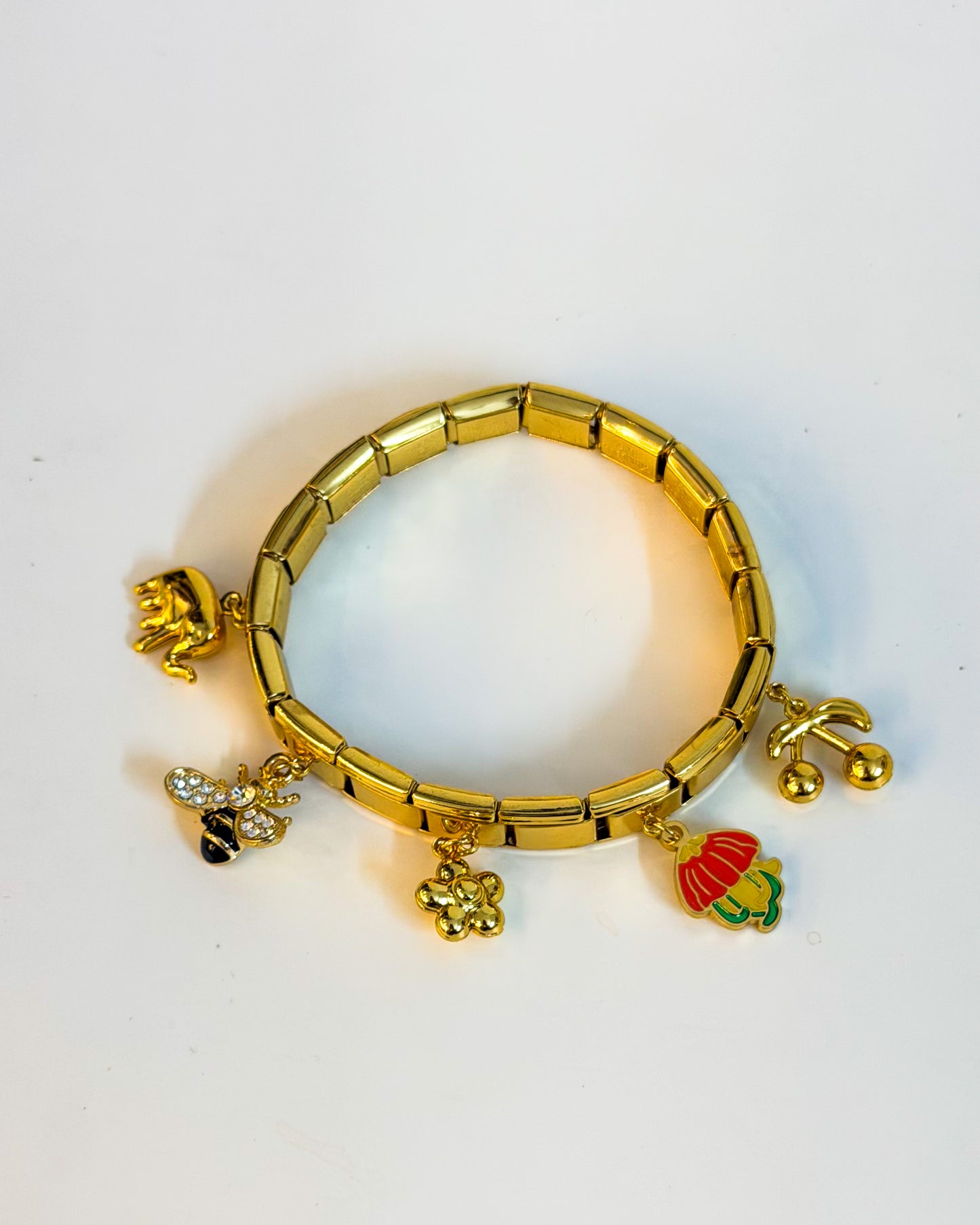 Honeybee Italian charm bracelet