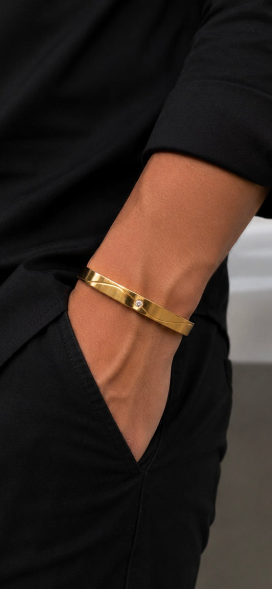 ￼Round stone men, Bracelet ￼