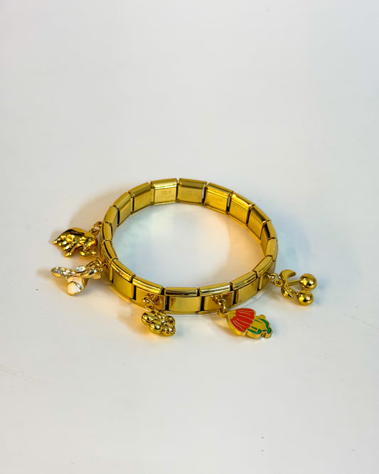 Tuti fruity Italian charm bracelet