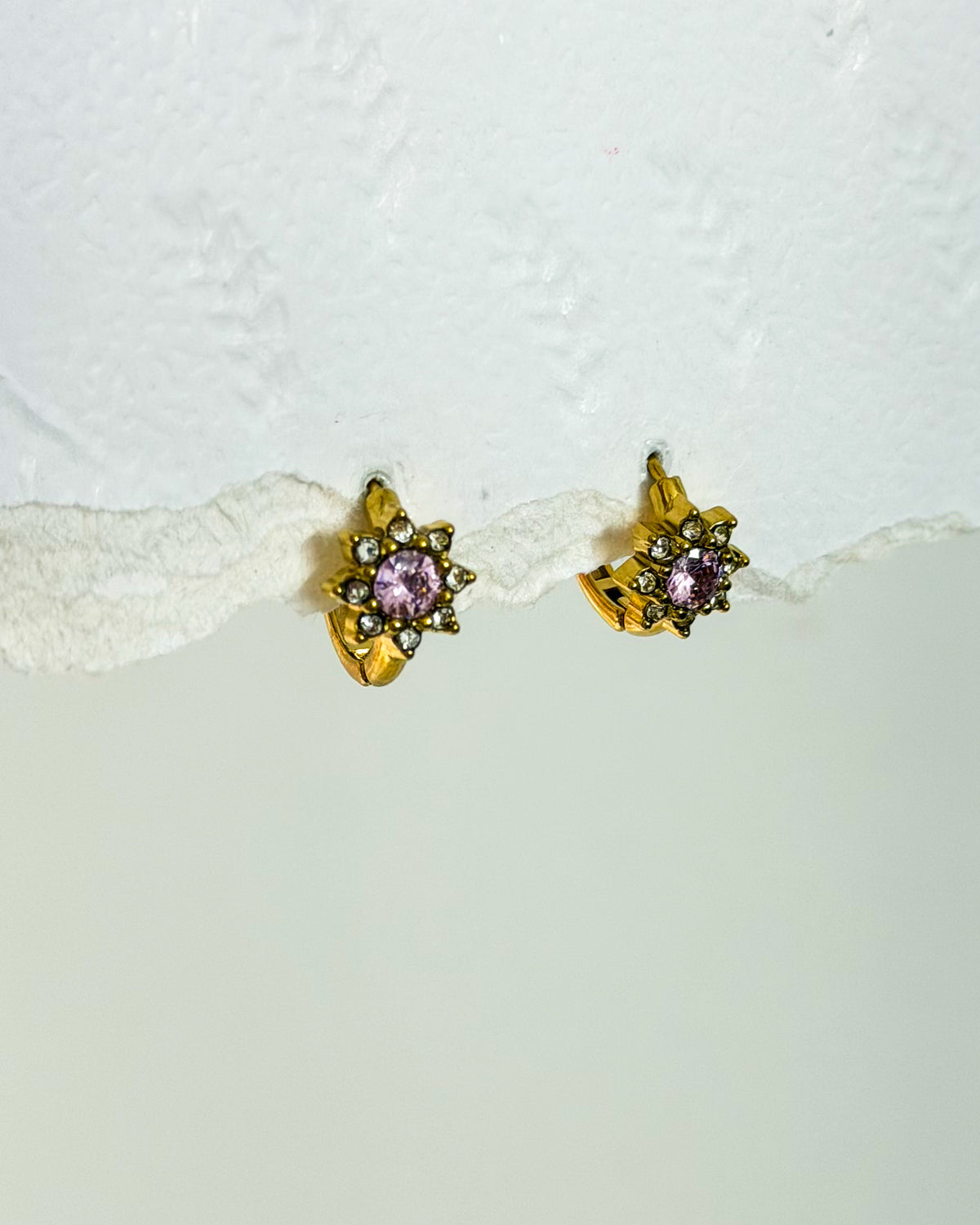 Pink studded floral Huggies