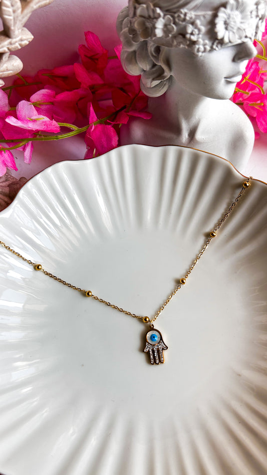 Evil eye necklace