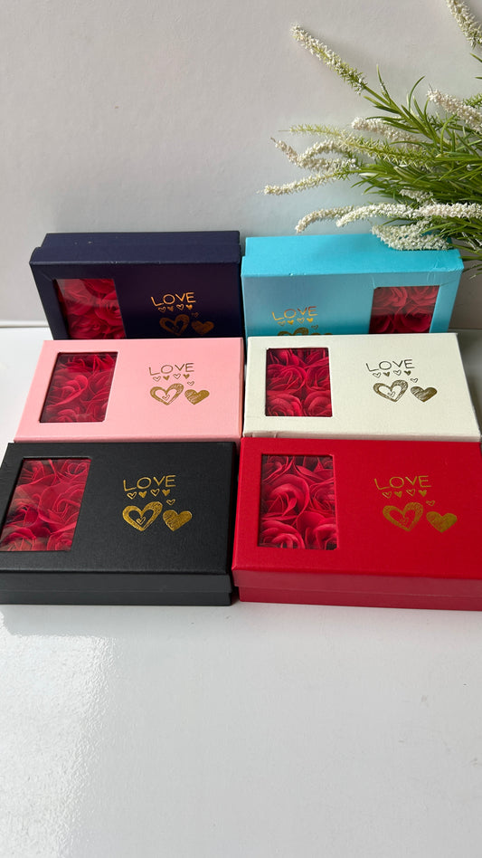 Rose gift box - for necklace and earrings / bracelet