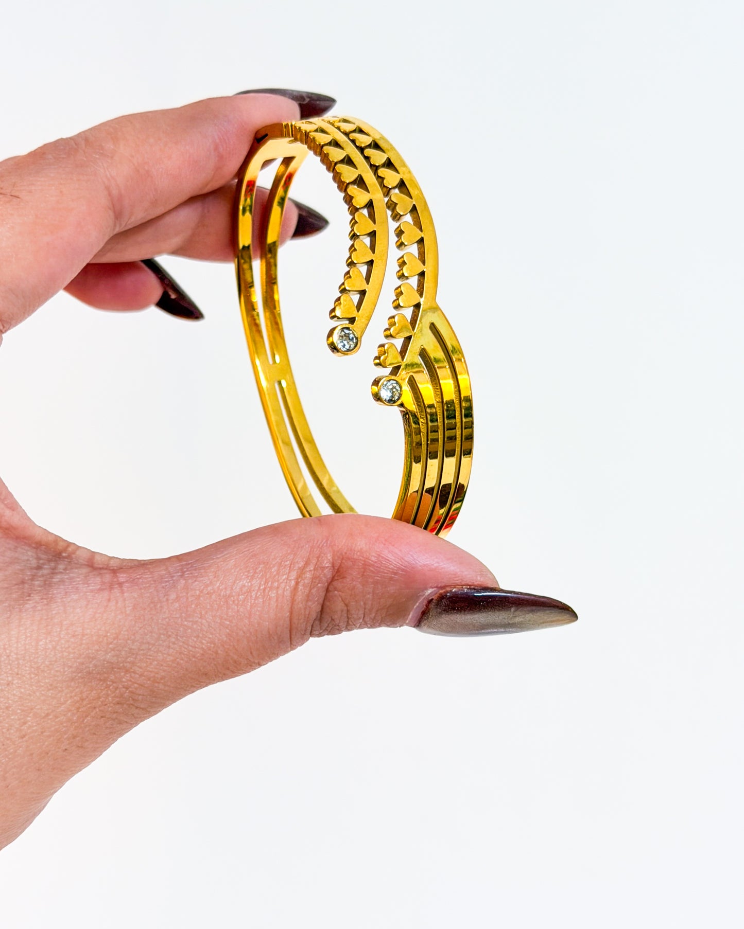 Designer heart bracelet