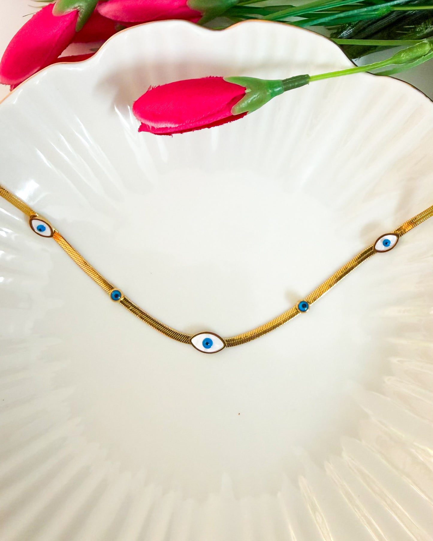 Nazar glow necklace