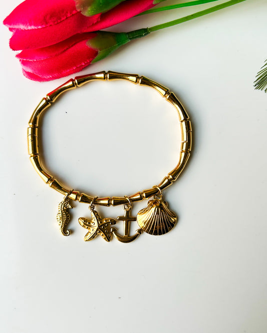 Pinteresty ocean charm baracelet