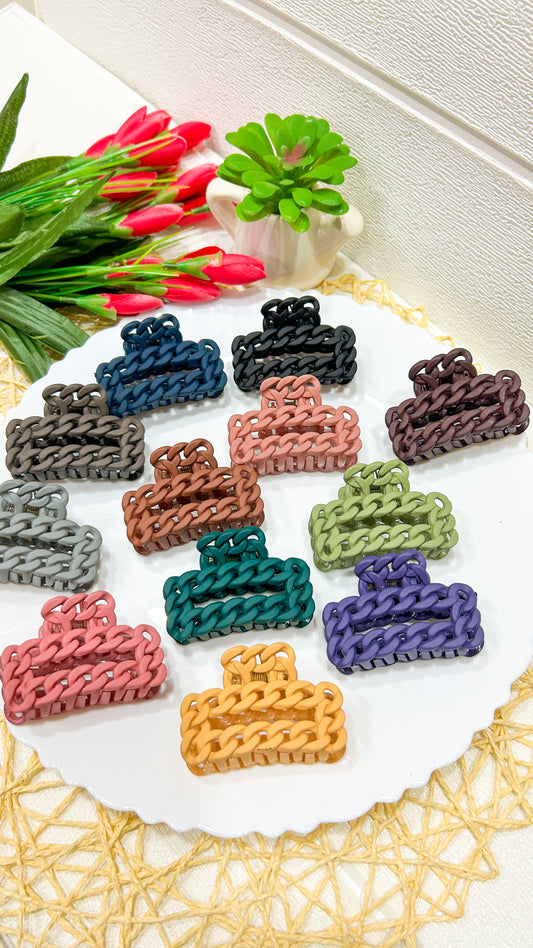 Set of 2 Link chain claw clips