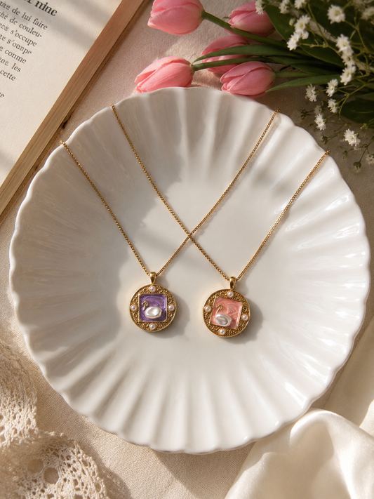 Secret note necklace