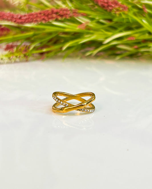 Layered bamboo ring