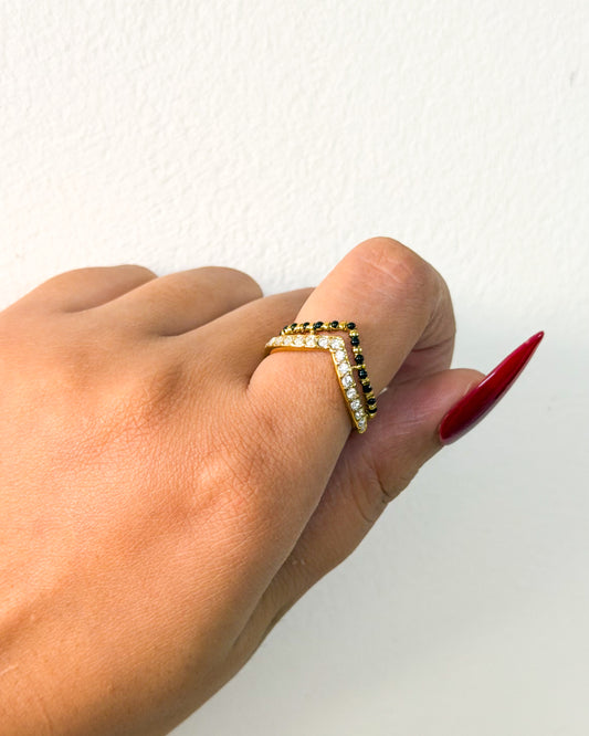Luxe mangalsutra V ring ( p