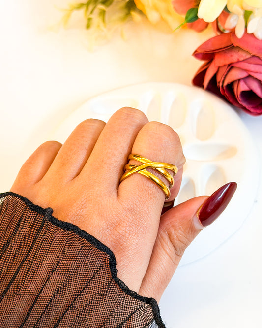 Crossroads Adjustable ring