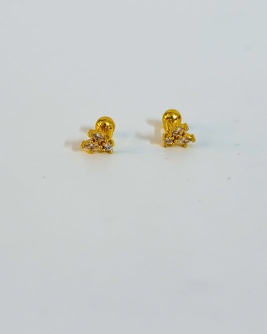 Leafy ball back studs
