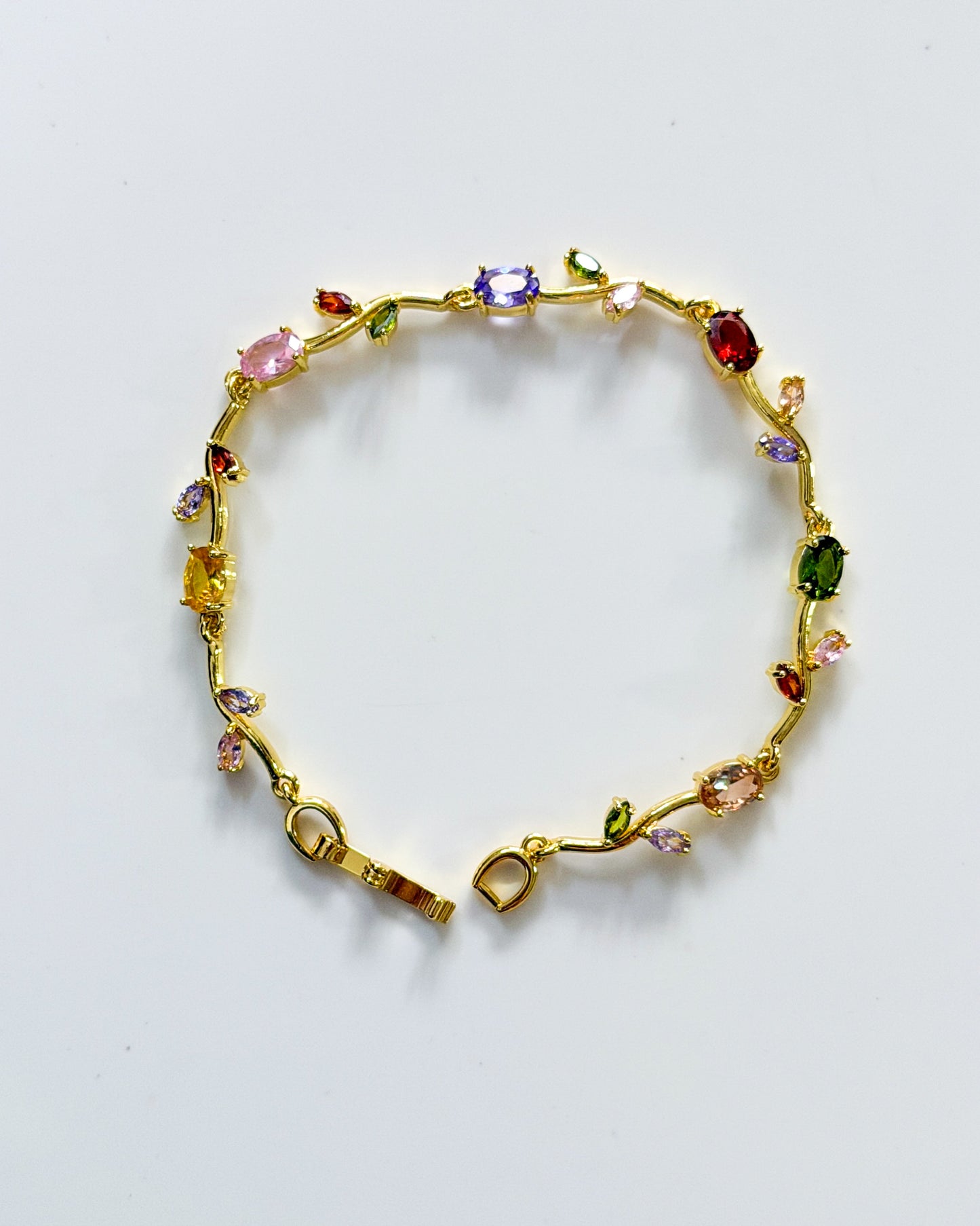 Multi colour tulip bracelet