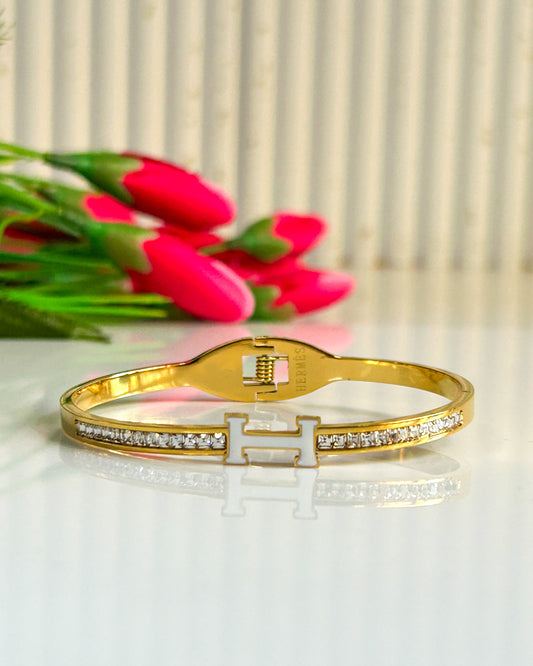 Hermes studded bracelet
