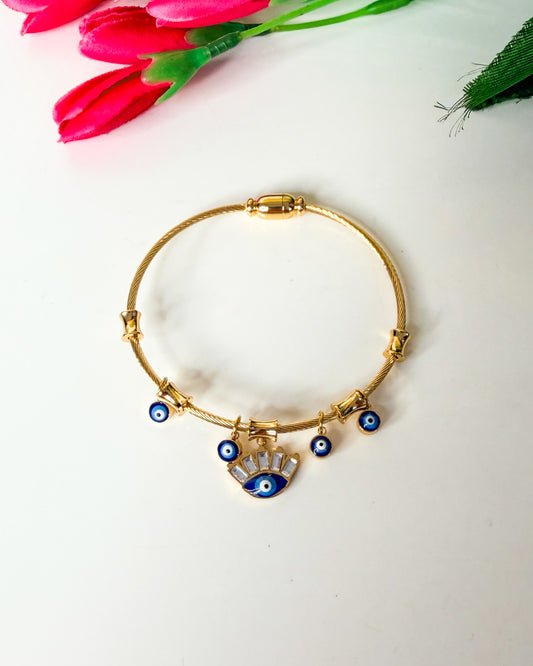 Evil eye charm bracelet