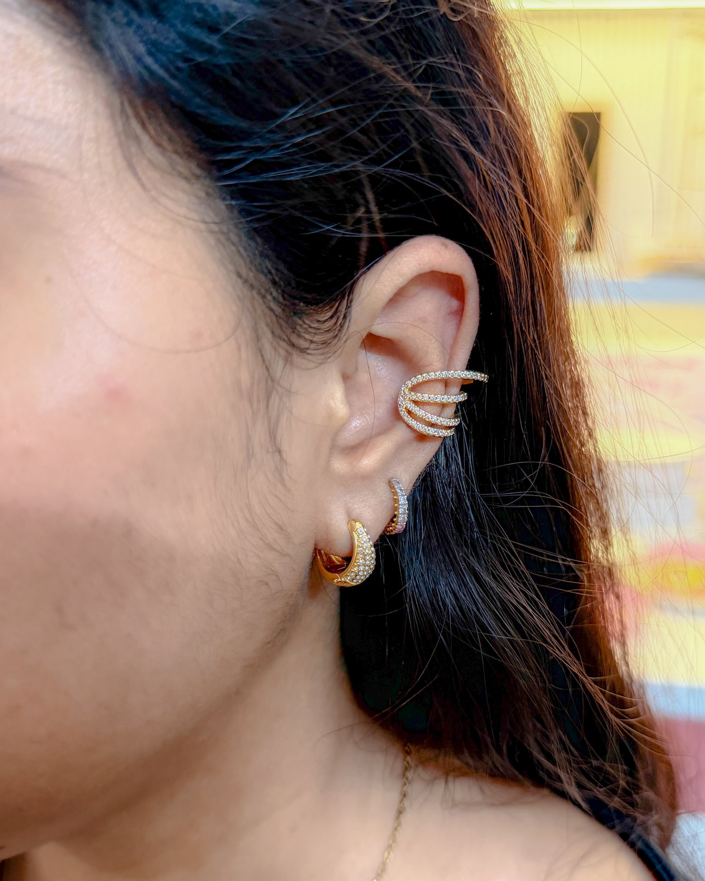 fire no piercing Earcuffs