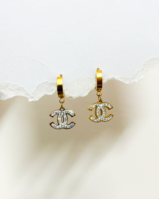 Chanel inspired huggies