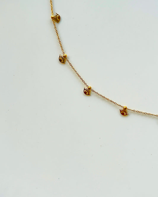Evil eye waist chain