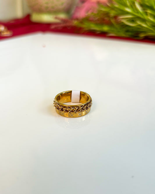 Men chunky ring