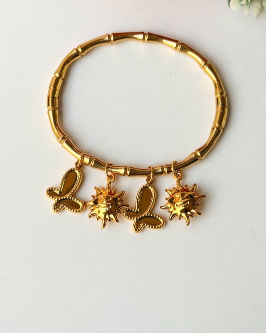 Butterfly charm bracelet