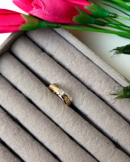 Premium Crown Solitaire ring