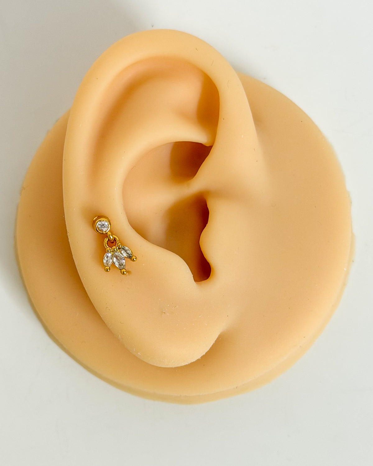 Mini lotus hanging ballback studs