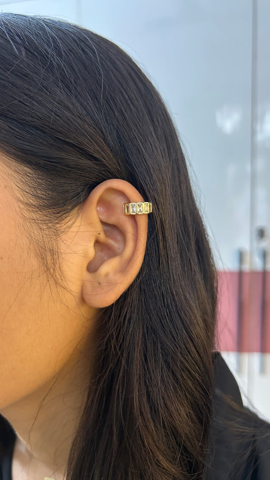 Luxe line no piercing press on Earcuff- single
