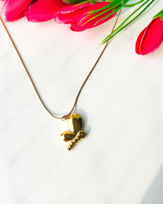 Gold Butterfly necklace